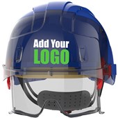 JSP EVO VISTAlens Custom Printed Safety Helmet with Integrated Eyewear - Vented - Wheel Ratchet