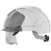 JSP EVO VISTAlens Custom Printed Safety Helmet with Integrated Eyewear - Vented - Wheel Ratchet