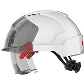 JSP EVO VISTAlens Safety Helmet with Integrated Eyewear - Vented - Wheel Ratchet