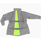 Leo Workwear Yellow EcoViz Maternity Expander for Cheristow Women's Hi Vis Jacket