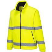 Portwest F250 Yellow Unlined Essential Hi Vis Fleece