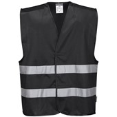 Portwest F474 Black Hi Vis Vest