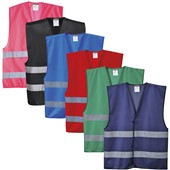 Portwest F474 Reflective Coloured Hi Vis Vest - 7 Colours 