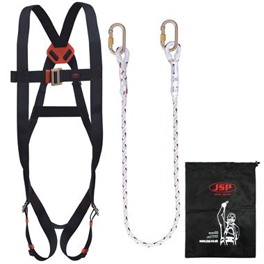 JSP FAR1101 Spartan Restraint Kit - 1 Point Harness + 1.8m Restraint Lanyard