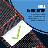 JSP FAR1102 Spartan Fall Arrest Kit - 2 Point Harness + 1.8m Fall Arrest Lanyard