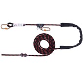 JSP FAR0421 Adjustable Work Positioning Lanyard with Fixed Rope Grab - 5m Length