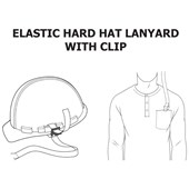 JSP Hard Hat Lanyard With Clip FAR0512