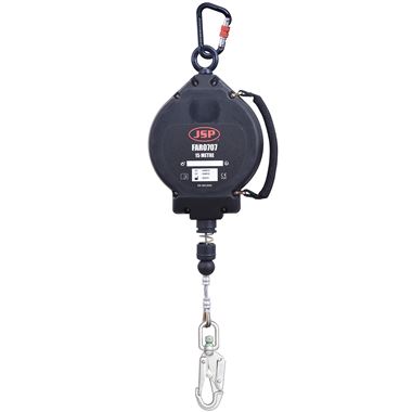 JSP FAR0707 Wire Retractable Fall Limiter - 15m Length