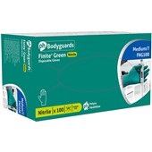 Polyco Bodyguards FNG100 Finite Green Nitrile Powder Free Disposable Gloves AQL1.5 (Box 100)