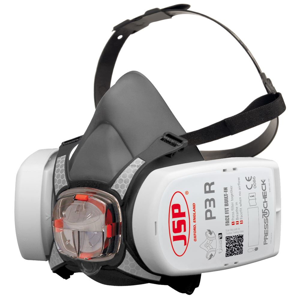 JSP Force 8 Half Mask with P3D Press To Check Filter | safetec