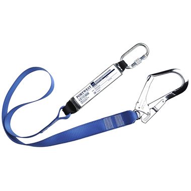 Portwest FP50 Single Tail Webbing Fall Arrest Lanyard - 1.8m Length