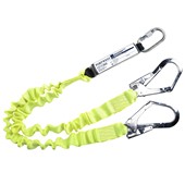 Portwest FP52 Double Tail Elasticated Fall Arrest Lanyard - 1.8m Length