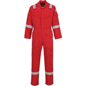 Portwest FR21 Bizflame Plus Flame Resistant Anti Static Super Lightweight Coverall 210g Red