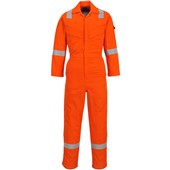 Portwest FR28 Bizflame Plus Flame Resistant Anti Static Lightweight Coverall 280g