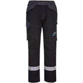 Portwest FR402 WX3 Stretch Black Modaflame Inherent Flame Resistant Anti Static Arc Service Trouser 280g