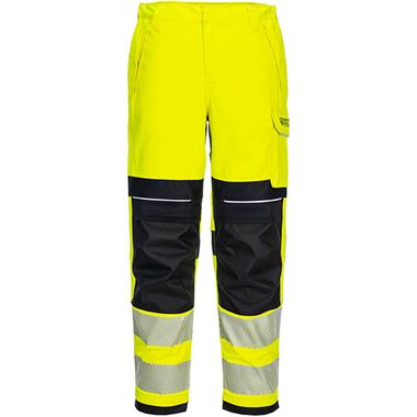 Portwest FR409 PW3 Women's Yellow Modaflame Inherent Flame Resistant Anti Static Work Trousers