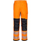 Portwest Modaflame PW3 FR414 Rail Orange Inherent Flame Retardant Anti Static Arc Flash Multi-Norm Hi Vis Trousers