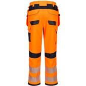 Portwest Modaflame PW3 FR415 Rail Orange Inherent Flame Retardant Anti Static Arc Flash Multi-Norm Hi Vis Holster Trousers