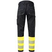 Portwest Modaflame PW3 FR416 Yellow/Black Arc Flash & Inherent Flame Retardant Anti Static Class 1 Hi Vis Holster Trousers
