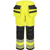 Portwest Modaflame PW3 FR427 Yellow Inherent Flame Retardant Anti Static Arc Flash Waterproof Padded Hi Vis Winter Holster Trousers