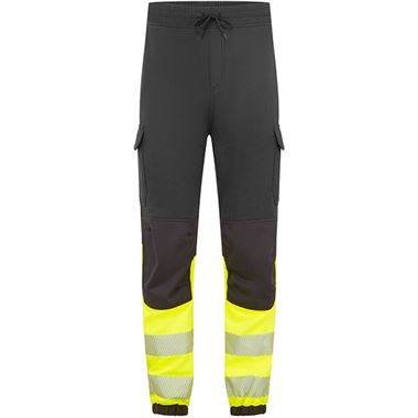 Portwest Modaflame PW3 FR433 Yellow Inherent Flame Retardant Anti Static Arc Flash Class 1 Hi Vis Jogger