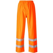 Portwest FR43 Orange Sealtex Flame Waterproof Flame Resistant Anti Static Hi Vis Trouser