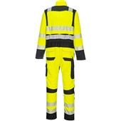 Portwest FR507 PW3 Yellow/Black Modaflame Inherent Flame Resistant Anti Static Coverall