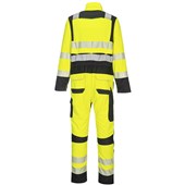 Portwest FR507 PW3 Yellow/Black Modaflame Inherent Flame Resistant Anti Static Coverall