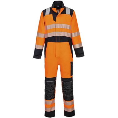 Portwest FR509 Modaflame PW3 Orange Flame Resistant Anti Static Arc Hi Vis Overalls