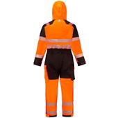 Portwest FR516 PW3 Modaflame Rain+ Multi-Norm Orange Flame Resistant Anti Static Arc Hi Vis Winter Coverall
