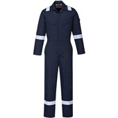 Portwest FR51 Bizflame Plus Womens Flame Resistant Anti Static Coverall 350g Navy