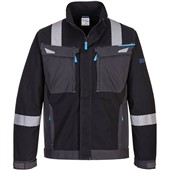 Portwest FR602 WX3 Stretch Black Modaflame Inherent Flame Resistant Anti Static Arc Work Jacket