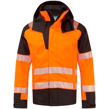 Portwest Modaflame PW3 FR606 Rail Orange Inherent Flame Retardant Anti Static Arc Flash Multi-Norm Waterproof Padded Hi Vis Winter Jacket