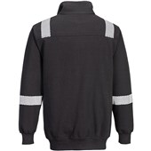 Portwest WX3 Modaflame Knit FR710 Inherent Flame Retardant Anti Static Arc Flash 1/4 Zip Sweatshirt