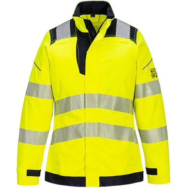 Portwest FR715 PW3 Women's Yellow Modaflame Inherent Flame Resistant Anti Static Work Jacket