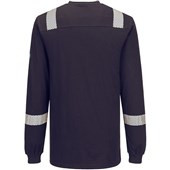 Portwest WX3 Modaflame Knit FR751 Inherent Flame Retardant Anti Static Arc Flash Long Sleeve T-Shirt 200g