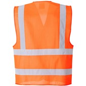 Portwest FR75 Orange Bizflame Work Flame Resistant Hi Vis Vest