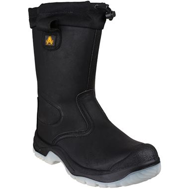 Amblers FS209 Water Resistant Fur Lined Safety Rigger Boot with Adjustable Cord-Lock S3 SRC