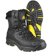 Amblers FS999 Hi Leg Side Zip Waterproof Safety Boot S3 WR CI HRO SRC