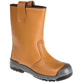 Portwest FW13 Steelite Fur Lined Safety Rigger Boot with Scuff Cap S1P CI SRC