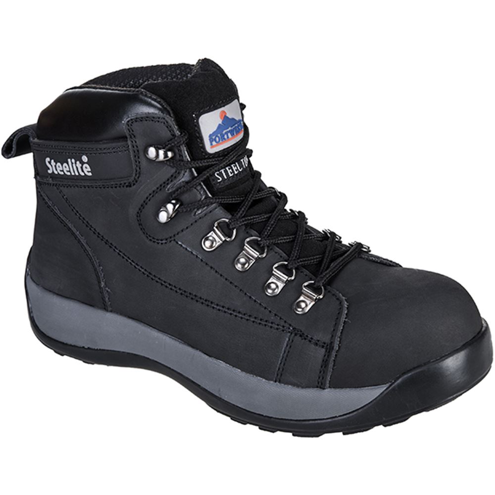 Portwest FW31 Steelite Mid Cut Nubuck Safety Boot Safetec