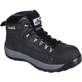 Portwest FW31 Steelite Mid Cut Nubuck Safety Boot SB HRO - Black