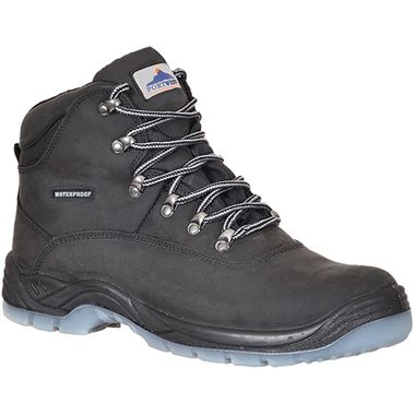 Portwest FW57 Black Steelite All Weather Waterproof Safety Boot S3 