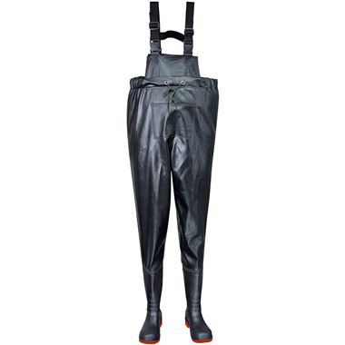 Portwest FW74 Black Safety Chest Wader S5