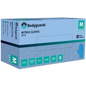 Polyco Bodyguards GD18 Blue Nitrile Powder Free Disposable Gloves AQL4.0 (Box 100)