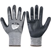 Polyco Matrix GH370 Cut F Cut Resistant Gloves with Nitrile Palm - 13g