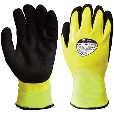 Polyco Grip It Oil Therm Gloves GIOTH with Dual Nitrile Coating