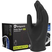 Polyco Bodyguards GL100 Finite Black Nitrile Powder Free Disposable Gloves AQL1.5 (Box 100)