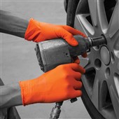 Polyco GL200 Finite Orange HD Nitrile Powder Free Disposable Gloves AQL1.5 (Box 100)