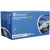 Polyco GL895 Blue Nitrile PF Powder Free Disposable Glove AQL4 (Box 100)